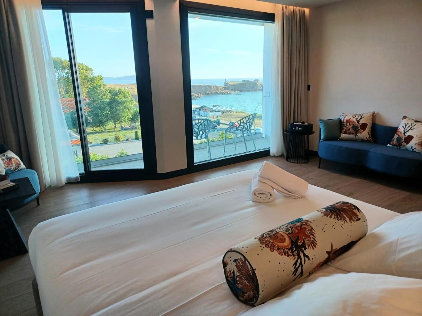 Hotel Delfin Azul Playa de la Lanzada Eksteriør billede
